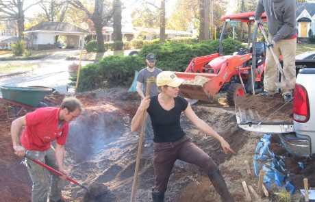 Rain Garden Construction