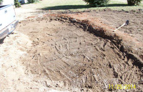 Rain Garden Without Finish Work