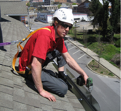 Seamless Gutter Installation | Higher Ground of Chattanooga